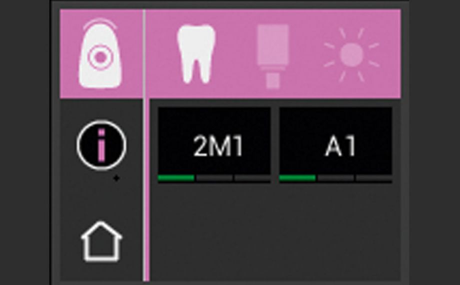 Fig. 2: El color dental se determinó con precisión mediante el VITA Easyshade V.